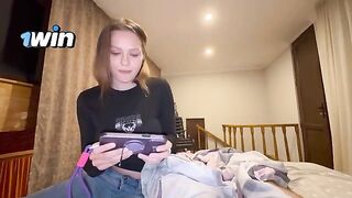 The guy pleased his stepsister by introducing anal sex in a new format