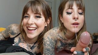 This girl has a thing for unusual items in her throat