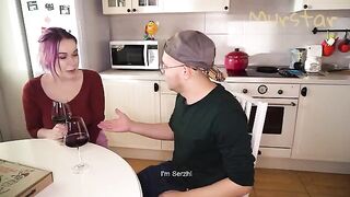 She appreciated the surprise in the kitchen very much