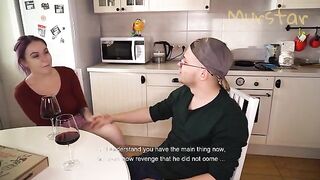 She appreciated the surprise in the kitchen very much