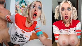 Harley Quinn gets fucked by an amateur couple in a hardcore scene