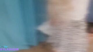 A cute Turkish girl has sex on the chair in doggy style position