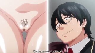 Nerd girl gets fucked in an anime-style scene