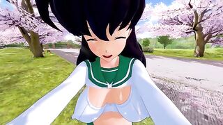 Kagome gets her pussy railed in a hot scene