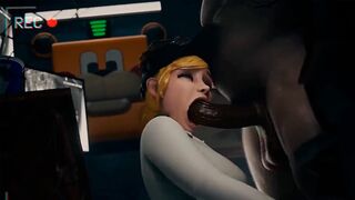 FNAF Security Breach Vanessa gets fucked in the office at Freddy Fazbear Mega Pizzaplex