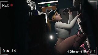 FNAF Security Breach Vanessa gets fucked in the office at Freddy Fazbear Mega Pizzaplex