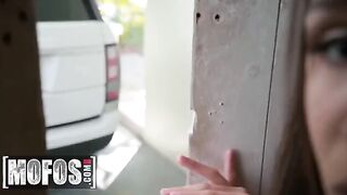 Abella Danger shows her appreciation to her savior in the hottest way