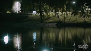 Babe has sex in the park late at night - Part 1