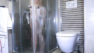Babe took mouth instead of shower, it was very hot