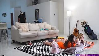 Every girl in the action, a breathtaking threesome scene
