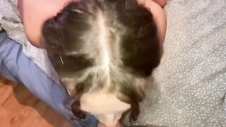 The guy prepared his cock for a long sex, and the girl was amazed
