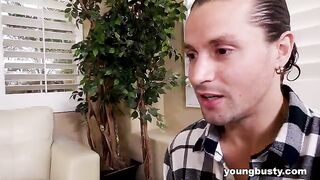 A man checked the strength of the nipples erotic stimulation