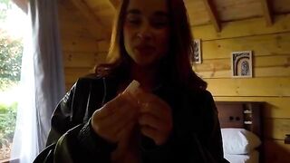 A slut came to the couple and fucked with them both in a steamy session