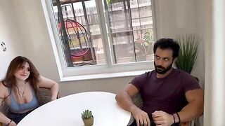 Step daddy is pleased with the services of a good stepdaughter