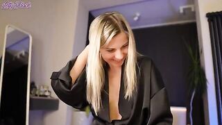 My hot stepmom shared her satin panties with me in a steamy roleplay scene