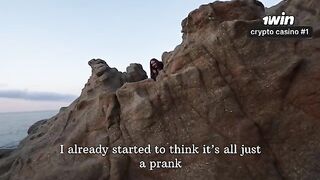 Nothing to see on the rocks, only hardcore action
