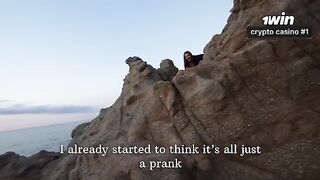 Nothing to see on the rocks, only hardcore action