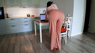 A rear view that cannot be ignored, an ass that is impossible to look away from