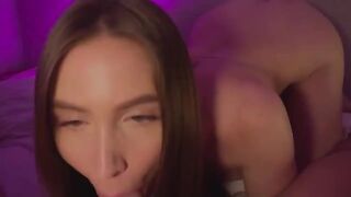 Babe has an unrestricted access to a big dick in this steamy POV video