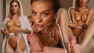 A hot chick in an POV scene with all kinds of fetishes