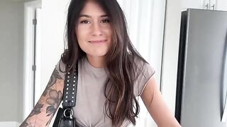 An adventure begins with a hot petite teen in the car