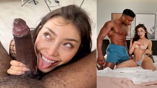 The couple engaged in passionate intimacy right on the bed