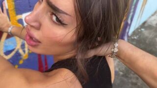You can moan, you can scream, but you can't stop it - a wild public encounter with Sisi Rose