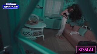 Busty step mom seduced her step son to make love with him