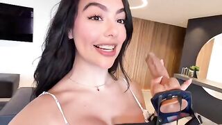 A girl experiences the best lesbian sex with a strapon dildo