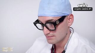 Two stunning women, Mariana Matrix and Silvana Lee, share an intense medical exam experience