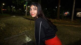A girl with an appetizing ass is being fucked hard