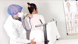 A man gave his place to another man with the doctor