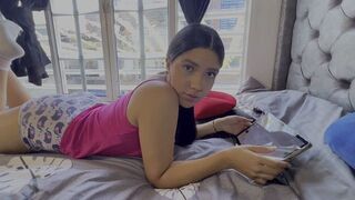 A sexy woman has sex with her boyfriend, moaning very loudly