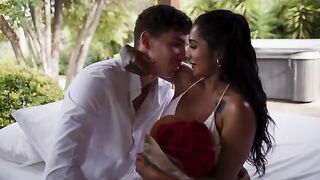 Yasmina Khan squirts hard cock cum in her ass hole