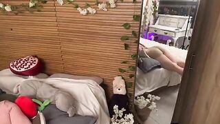 She took his cock in both hands, as if it were a treasure, in an exclusive POV scene