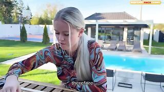 A hot blonde beauty gets fucked hard in the car, showcasing rough passion