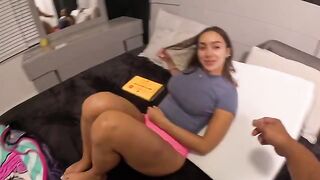 Classic sex scenario with step dad and step daughter, damn hot