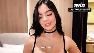 The girl has a steamy encounter with her stepbrother