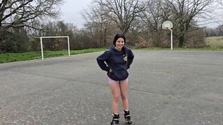 A girl moaned in the forest, and her neighbor heard her