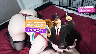 My step sister gets banged hard while playing games