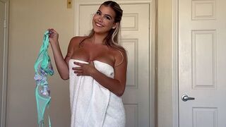A step mom with big tits fucks her stepson like a candy wrapper