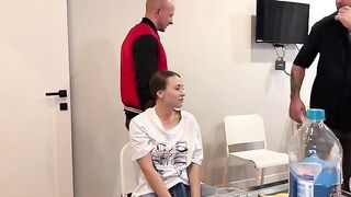 The girl was sold to the collector, and then she was fucked