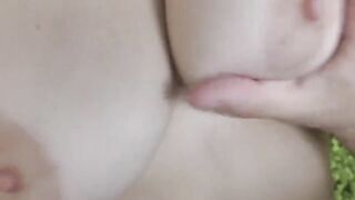 You can’t ignore such boobs, they’re amazing and attention-grabbing