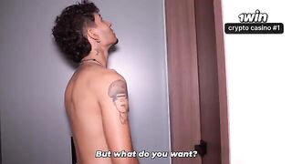 A mother-lioness teaches her cub the secrets of intimacy in the shower