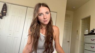 A girl is ready to take off her clothes faster than you can say “fuck”