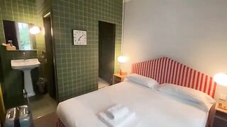 Thoughts on the disk, fingers in the pussy - a travel vlog from a stunning brunette