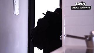 A girl came home and was robbed, but the thief got her wet