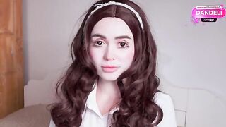 The woman performs a ritual on Halloween night, her body captivating