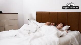 A young guy came to his stepmom and step sister for a tender sex