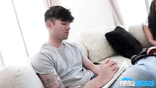 A girl gave the guy an unforgettable blowjob, captured in stunning HD
